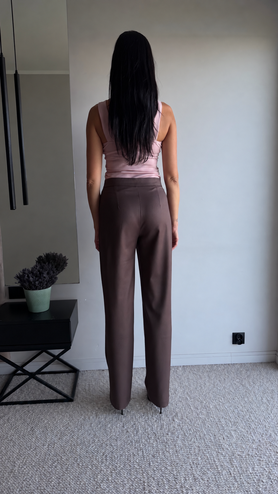 Spodnie dla wysokich kobiet Linea Brown