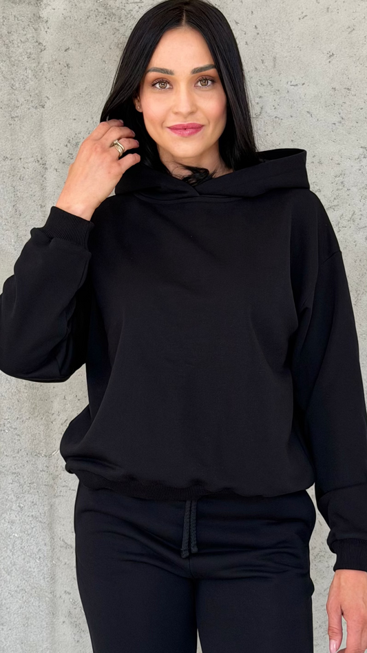 Bluza dresowa z kapturem
