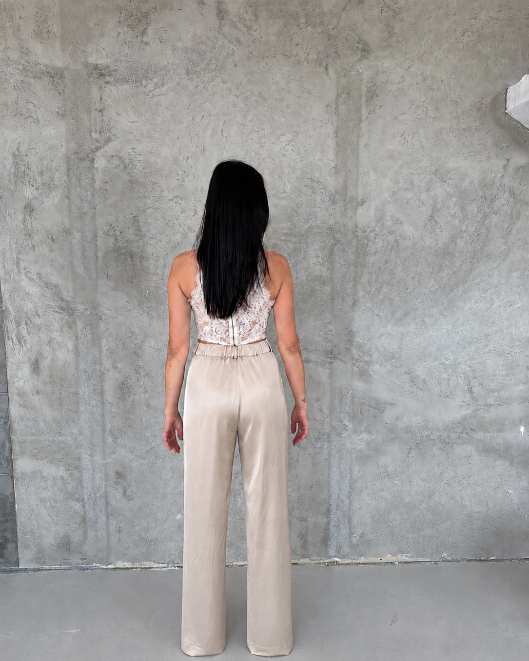 Lagos Satin Beige