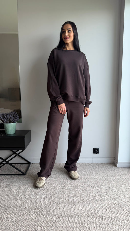 Bluza dresowa Sora Brown