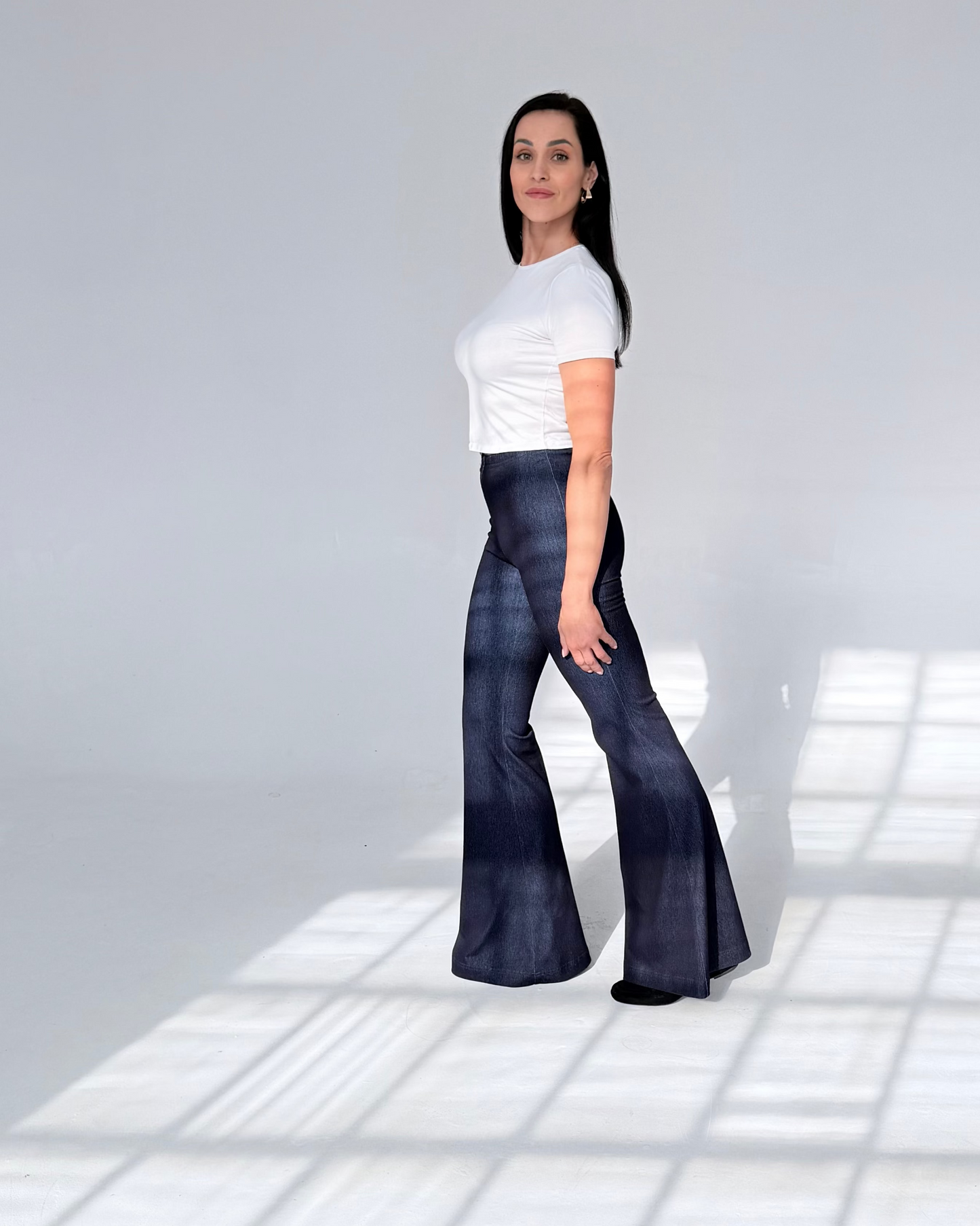 Spodnie dla wysokich kobiet Ultra Flare Denim