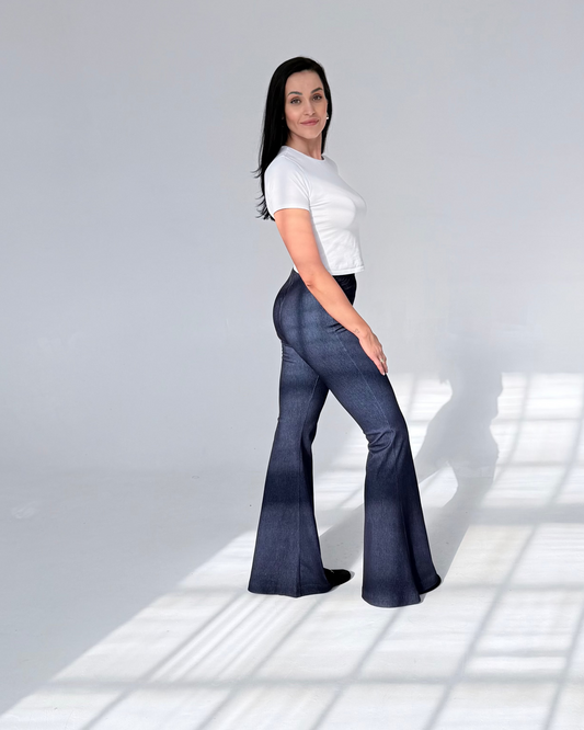 Spodnie dla wysokich kobiet Ultra Flare Denim
