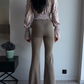 Spodnie dla wysokich kobiet Ultra Flare -Taupe