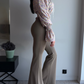 Spodnie dla wysokich kobiet Ultra Flare -Taupe