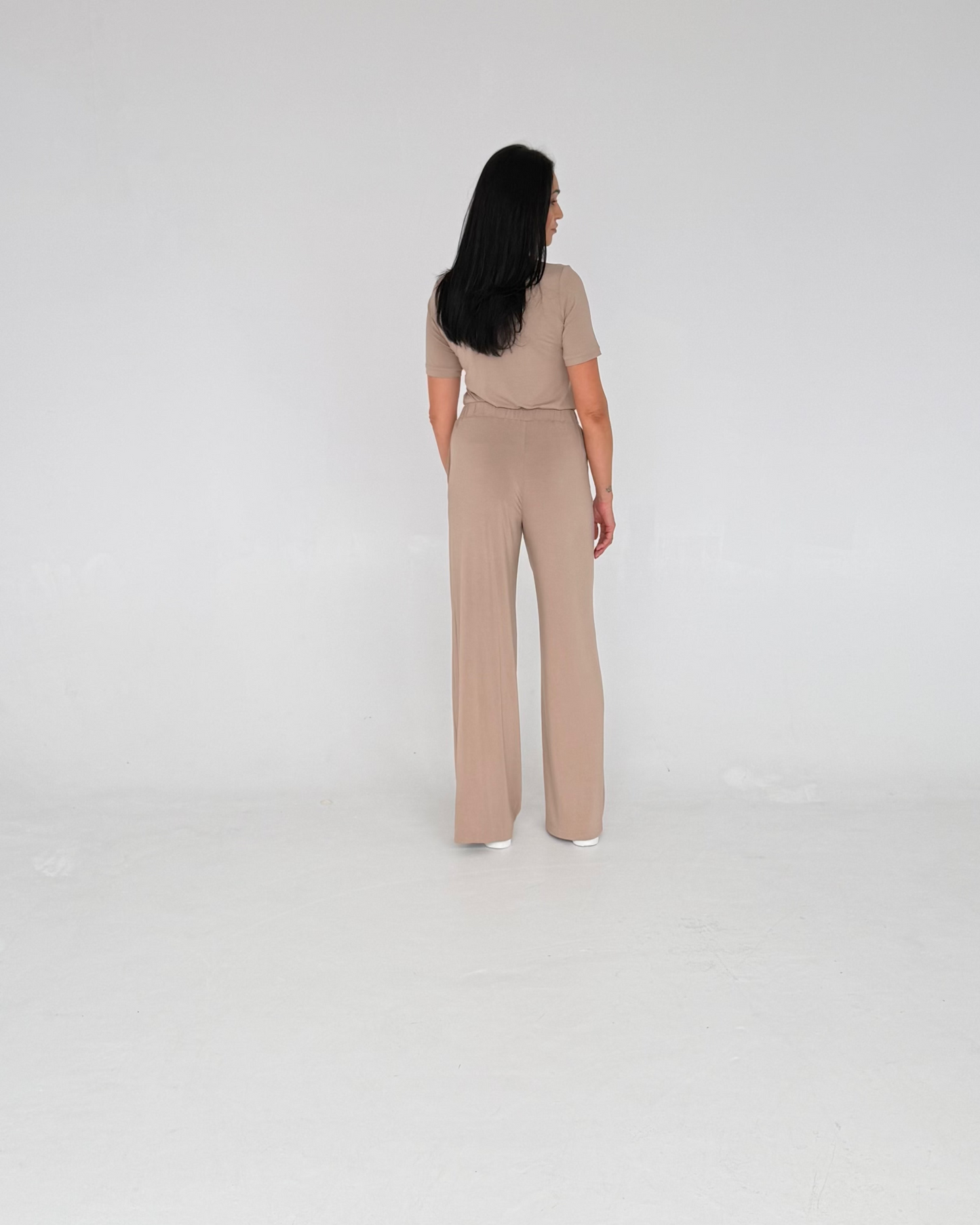 Bluzka Soft Power - Latte - krótki rękaw