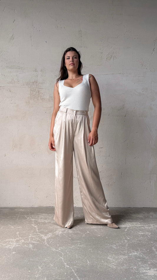 Lagos Satin Beige
