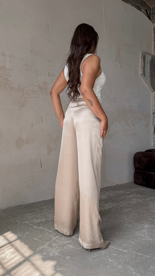 Lagos Satin Beige