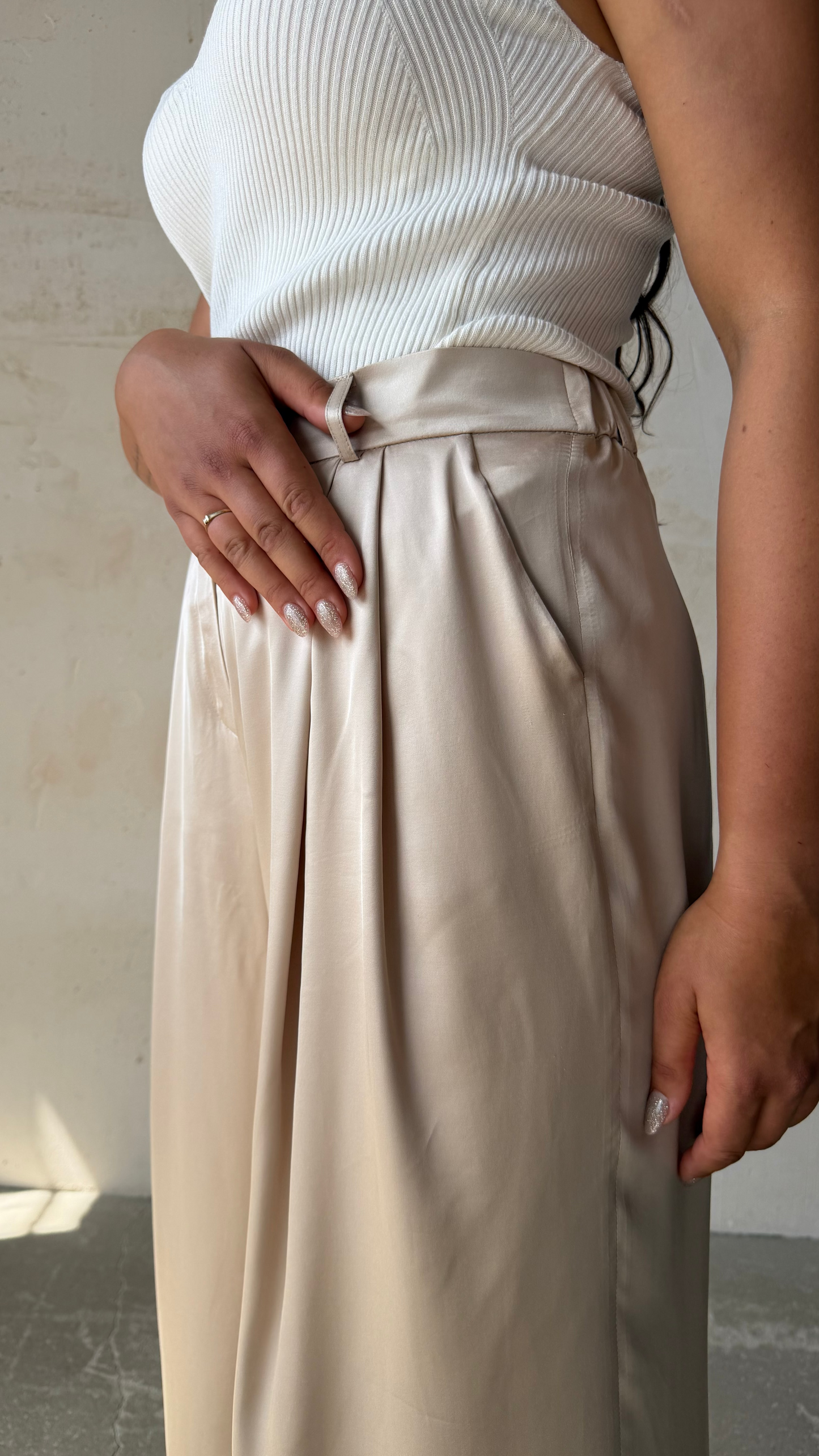 Lagos Satin Beige